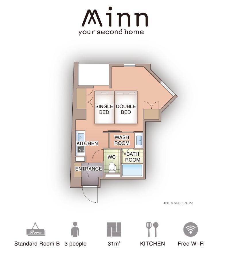 公寓式酒店 Minn Umeda North 2*